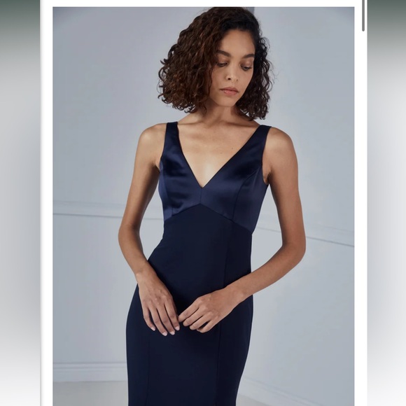 Amsale Bridesmaid Dress - Nicky (color: ice) - Picture 7 of 10